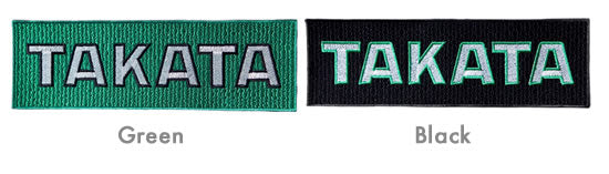 TAKATA WAPPEN BLACK LARGE (x1) W110ST