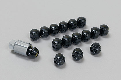MUGEN Wheel Nut & Lock Set Short Type Black  For S660 JW5 08181-XXB-K1S0-BL
