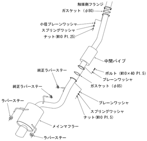 HKS SSR SUPER TURBO MUFFLER TI FOR NISSAN SKYLINE GT-R BCNR33 31029-AN008