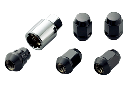 MUGEN Wheel Nut & Lock Set Black  For FREED/FREED+ GB5 GB6 GB7 GB8 08181-MZ3-K0S0-BL