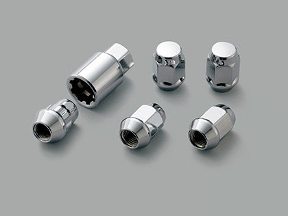 MUGEN Wheel Nut & Lock Set Silver  For JADE FR4 FR5 08181-MZ3-K0S0-S