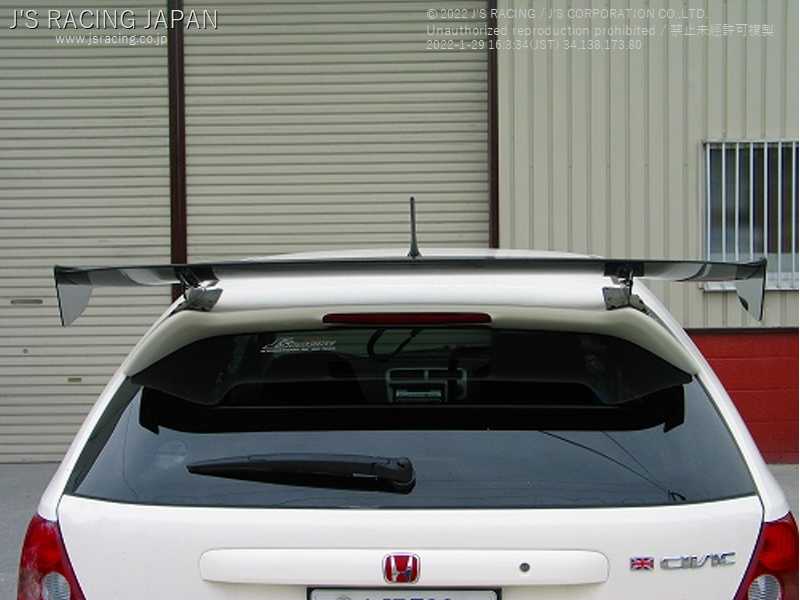J'S RACING 3D GT-WING WET CARBON FOR HONDA CIVIC EP3 K20A DGW1-P3