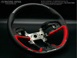 J'S RACING SPORT STEERING FK7 CARBON LEATHER FOR HONDA CIVIC FK7 SSG-K7-CL