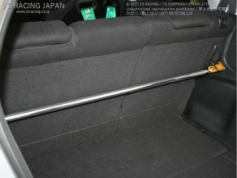 J'S RACING REAR TOWER BAR FOR HONDA FIT GE TB-F3-R - Black Hawk Japan