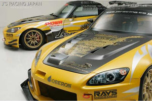 J'S RACING AERO BONNET TYPE-V CARBON FRP FOR HONDA S2000 AP1 2 F20C F22C ABV-S1-C