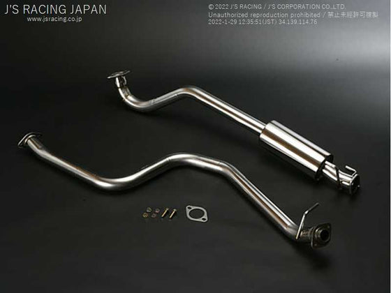 J'S RACING R304 SUS EXHAUST SYSTEM CENTER PIPE 60C FOR HONDA STREAM RN6-9 R18A R20A R304-SM2-60C