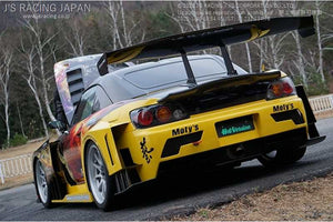 J'S RACING GT-WING SWAN NECK TYPE 1800MM WET CARBON FOR HONDA S2000 AP1 2 F20C F22C DGW7-S1-SNW