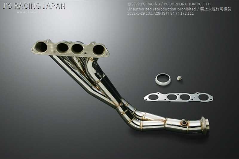J'S RACING SPL STAINLESS EX MANI FOR HONDA S2000 AP1 2 F20C F22C XA-S1