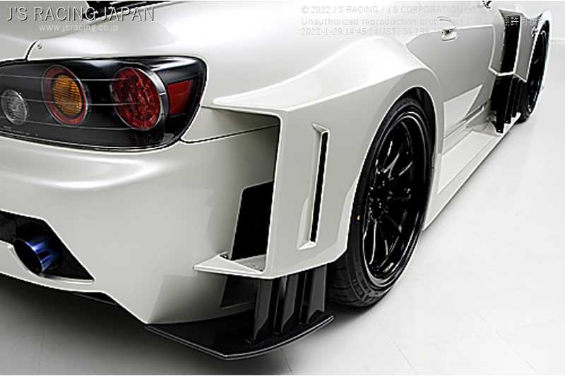 J'S RACING TYPE-GT REAR WIDE FENDER KIT RIGHT FOR HONDA S2000 AP1 F20C GTWF-S1-RR