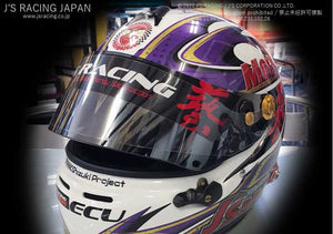 J'S RACING VISOR STICKER VS-01-BK