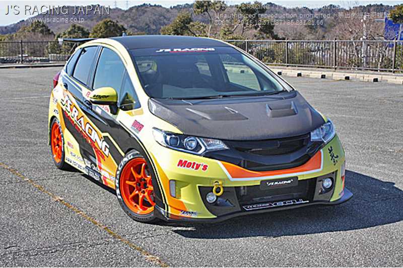 J'S RACING AERO BONNET TYPE-V FRP FOR HONDA FIT GK3-6 ABV-F5-F