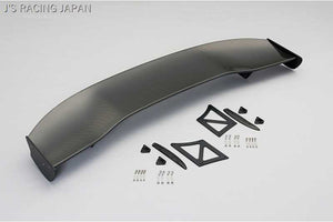 J'S RACING 3D GT-WING TYPE1 DRY CARBON 1390 FOR HONDA CIVIC FD2 K20A DGW1-D2-DSEJ