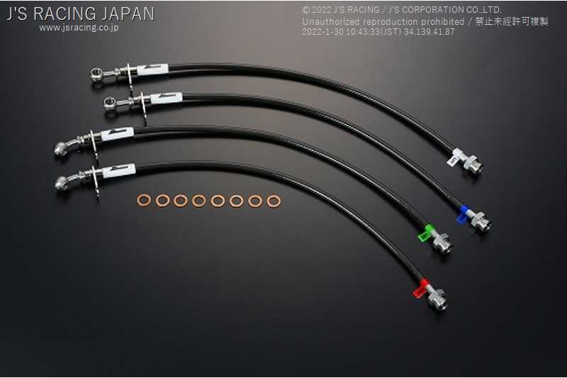 J'S RACING BRAKE LINE SYSTEM SUS FOR HONDA ACCORD CL1 H22A BLS-E1-SU
