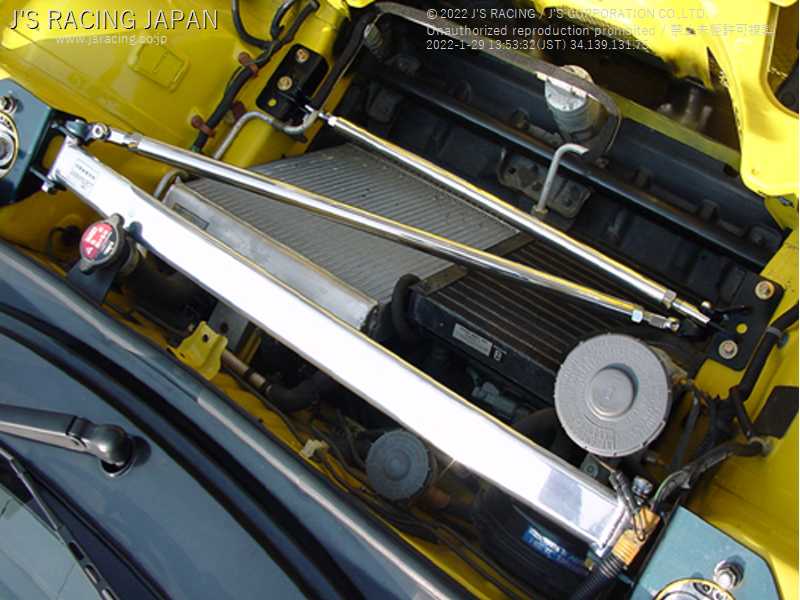J'S RACING FRONT ALUMINUM STRUT TOWER BAR FOR HONDA BEAT PP1 E07A TB-B1-F