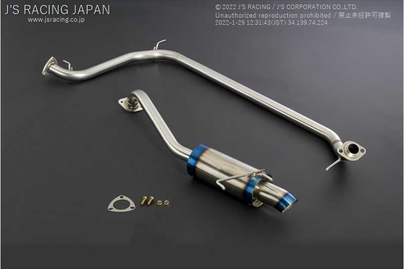 J'S RACING R304 SUS EXHAUST SYSTEM 50RS FOR HONDA FIT GP4 FIT R304-F3HR-50RS