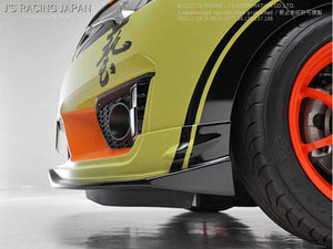 J'S RACING FRONT WING SPOILER TYPE S FRP FOR HONDA FIT GK5 AH-F5M