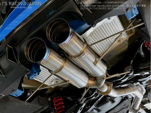 J'S RACING FX-PRO FULL TITANIUM MUFFLER DUAL 70RR FOR HONDA CIVIC FK8 FTMW-K8-70RR