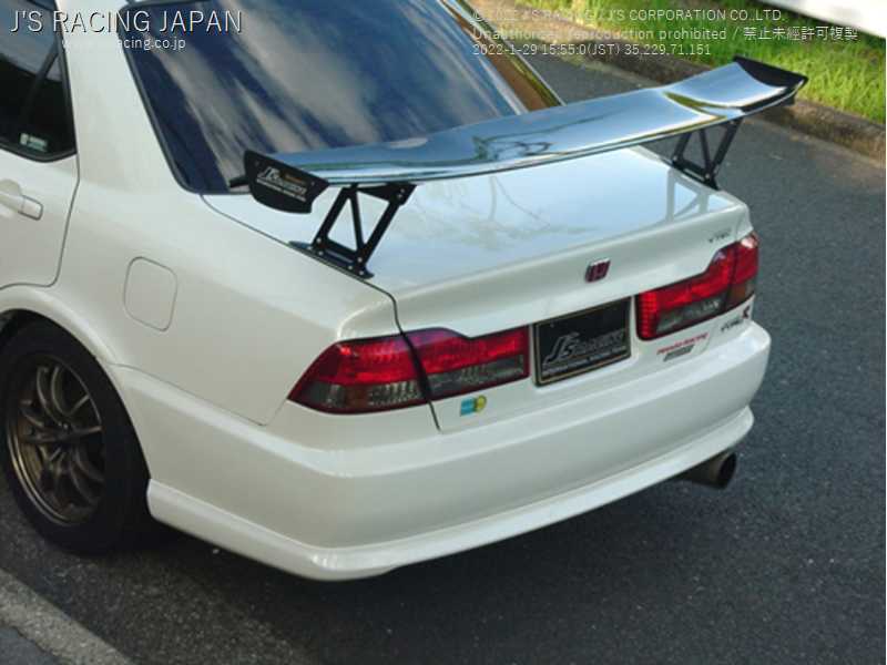 J'S RACING 3D GT-WING DRY CARBON TYPE1 FOR HONDA ACCORD CL1 H22A DGW1-E1-D
