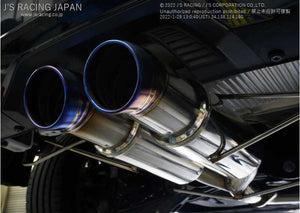 J'S RACING SUS EXHAUST PLUS LEGAL DUAL 60RS FOR HONDA CIVIC FK7 T304W-K7L-60RS