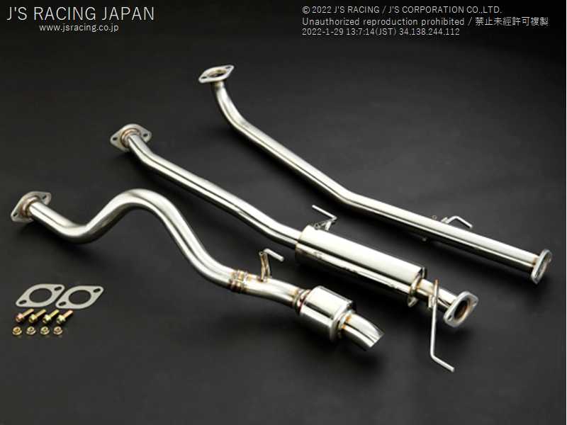 J'S RACING SUS EXHAUST PLUS 50RS FOR HONDA N-ONE JG1 NA T304-NO1N-50RS