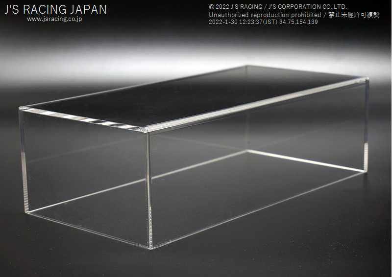 J'S RACING ONE MODEL 1 18 CLEAR CASE FOR RESIN MODEL ONLY OMD-CS