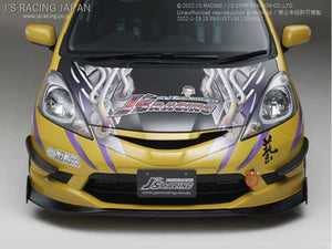 J'S RACING FRONT WING SPOILER TYPE S FRP FOR HONDA FIT FIT GE8 9 L15A AH-F3M