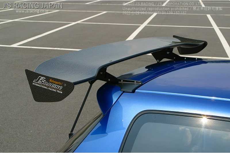 J'S RACING 3D GT-WING WET CARBON FOR HONDA CIVIC EG6 B16A DGW1-H3-W