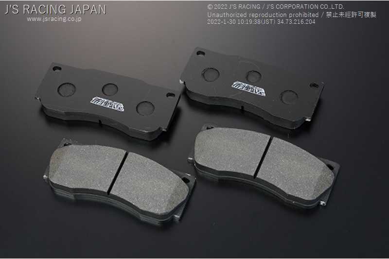 J'S RACING REPLACEMENT BRAKE PAD FOR 6-POT CALIPER KIT FOR HONDA CIVIC FN2 B6P-FN2-500S