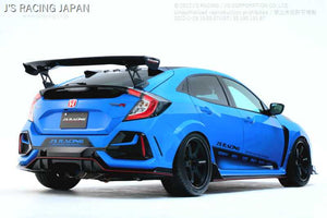 J'S RACING 3D GT-WING TYPE1 WET CARBON 1540 FOR HONDA CIVIC FK8 DGW1-K8-WSE