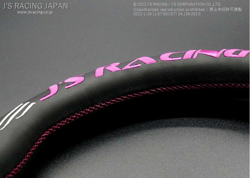 J'S RACING XR STEERING TYPE-F 69 LIMITED PINK SUEDE FOR  XRSG-TF69-PKSD