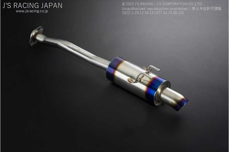J'S RACING R304 SUS EXHAUST 60R FOR HONDA CIVIC FD2 K20A R304-D2