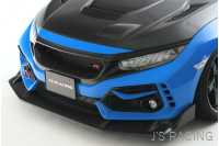 J'S RACING FORNT WING SPOILER TYPE S FRP For HONDA CIVIC FK8 AH-K8-F