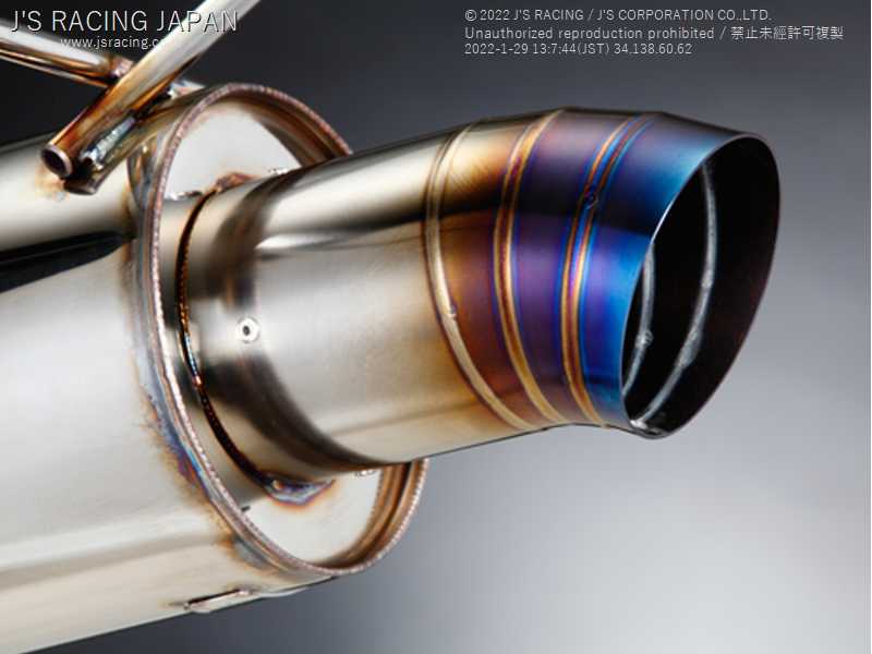 J'S RACING SUS EXHAUST PLUS 60RS FOR HONDA CIVIC FD2 K20A T304-D2 J'S RACING SUS EXHAUST PLUS 60RS FOR HONDA CIVIC FD2 K20A T304-D2