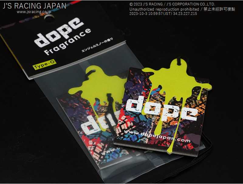 J'S RACING DOPE FRAGRANCE OIL DP-FG-OL