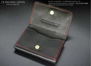 J'S RACING J'S MODE CARD CASE RED BLACK CCS-01-RD