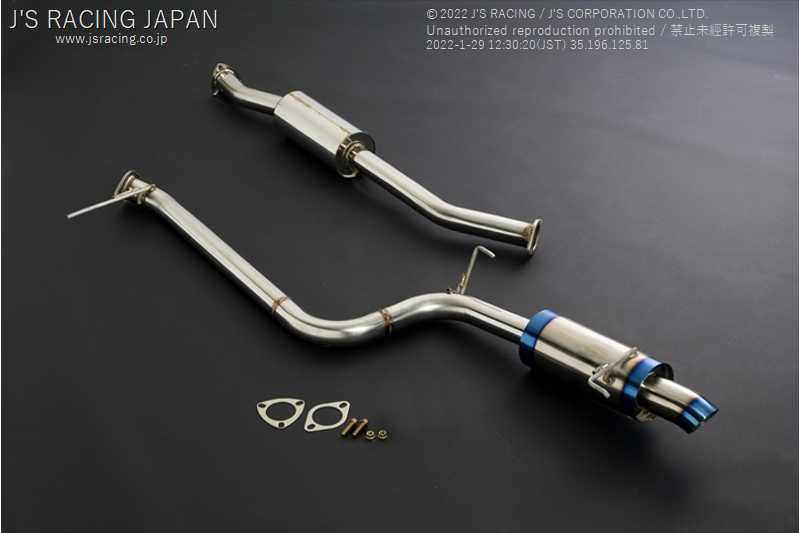 J'S RACING R304 SUS EXHAUST 60RS FOR HONDA ACCORD CL1 H22A R304-E1-60RS