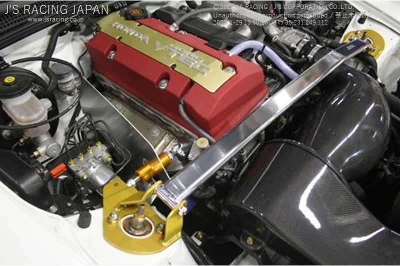 J'S RACING ENGINE TORQUE DAMPER TOWER BAR LEFT-HAND DRIVE FOR HONDA S2000 AP1 2 F20C F22C ETD-S1-TL