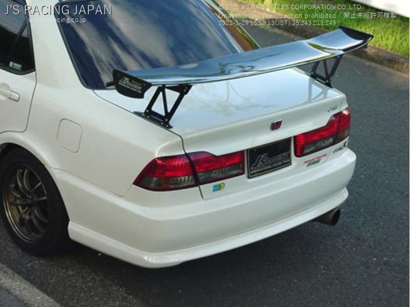 J'S RACING 3D GT-WING WET CARBON TYPE1 FOR HONDA ACCORD CL1 H22A DGW1-E1-W