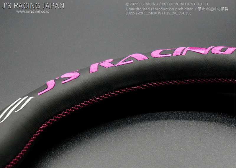 J'S RACING XR STEERING TYPE-F 69 LIMITED PINK LEATHER FOR  XRSG-TF69-PKL