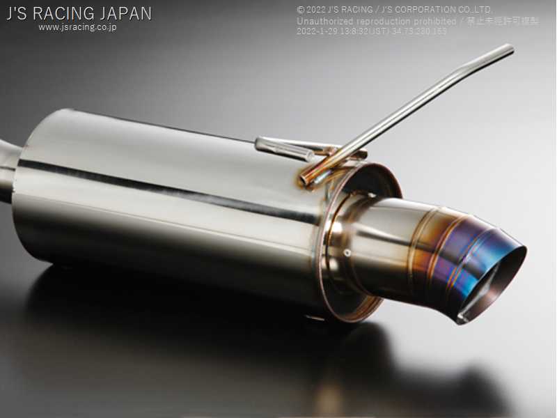 J'S RACING SUS EXHAUST PLUS 60RS FOR HONDA S2000 AP1 2 F20C F22C T304-S1-60RS