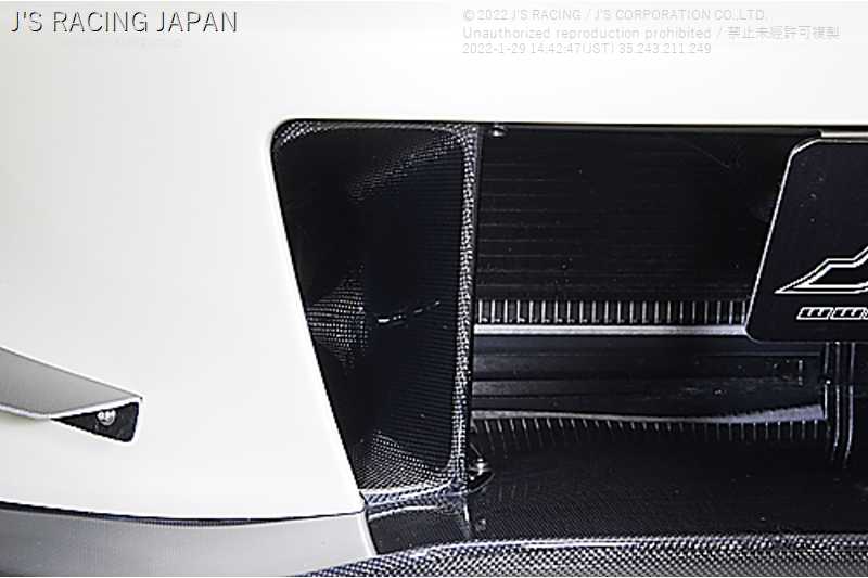 J'S RACING TYPE-GT DEDICATED BRAKE DUCT CARBON FOR HONDA S2000 AP1 F20C GTBDC-S1-C