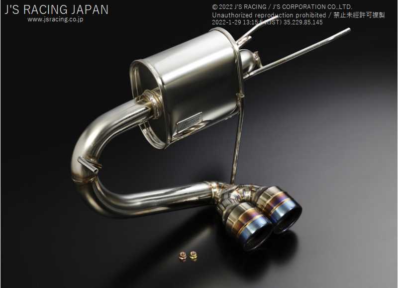 J'S RACING SUS EXHAUST LEGAL 50RS MT FOR HONDA S660 JW5 C304-S6L