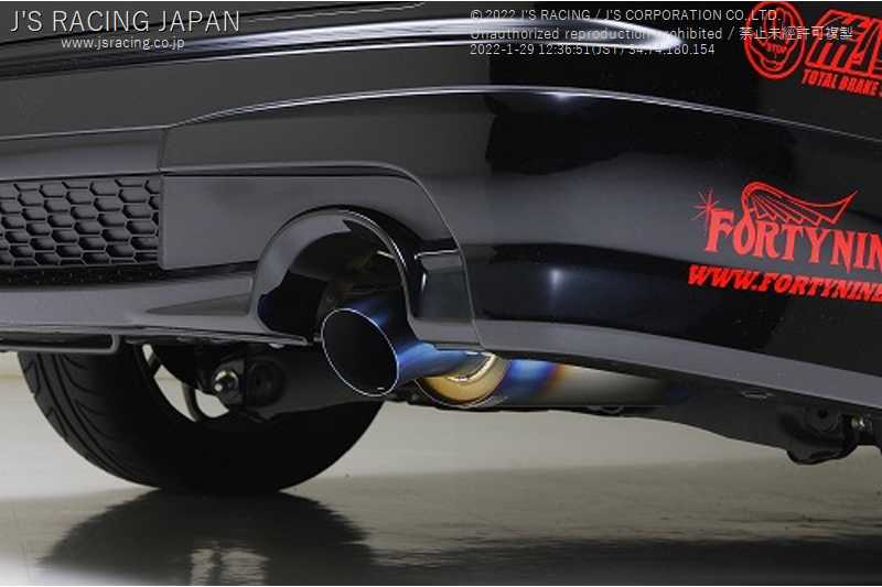 J'S RACING R304 SUS EXHAUST 60R FOR HONDA STREAM RN6 8 R18A R20A