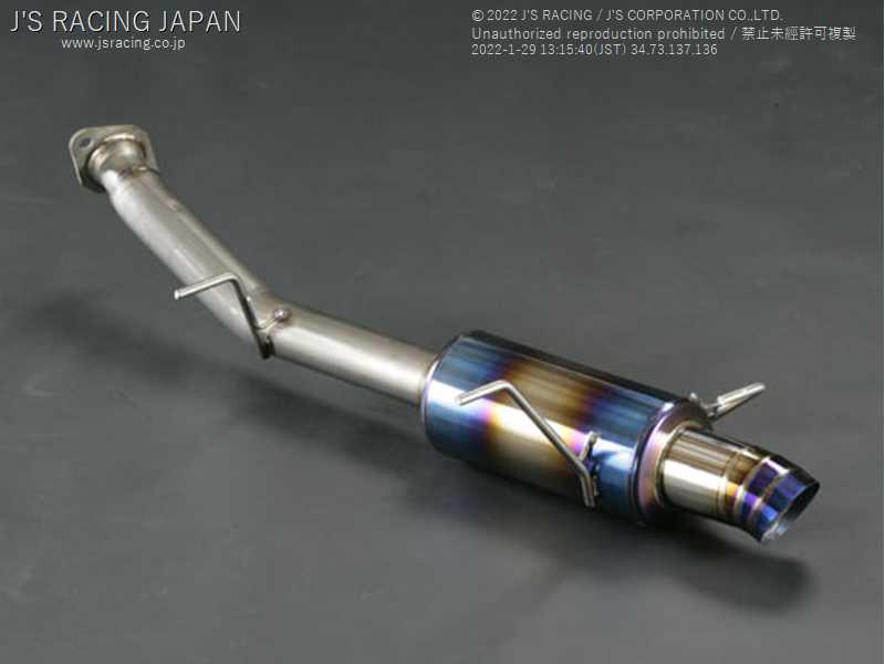 J'S RACING SUS EXHAUST PLUS REAR TAIL 60R FOR HONDA STEP WGN RG1 3 K20A K24A T304-SW3-60R
