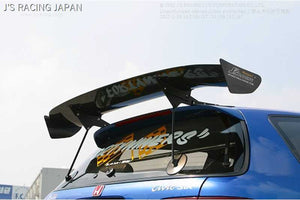 J'S RACING 3D GT-WING WET CARBON FOR HONDA CIVIC EG6 B16A DGW1-H3-W
