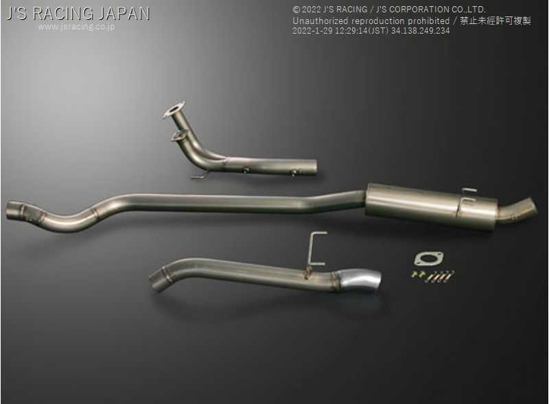 J'S RACING R304 SUS EXHAUST SYSTEM 70RR FOR HONDA INTEGRA DC5 K20A R304-T5-70RR