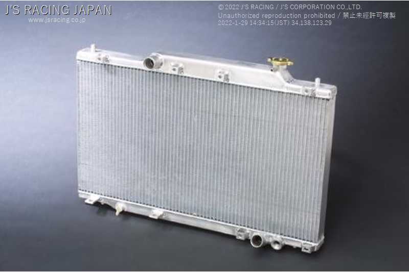 J'S RACING ALUMINUM SPL RADIATOR RR FOR HONDA S2000 AP1 2 F20C F22C RAS-S1-RR