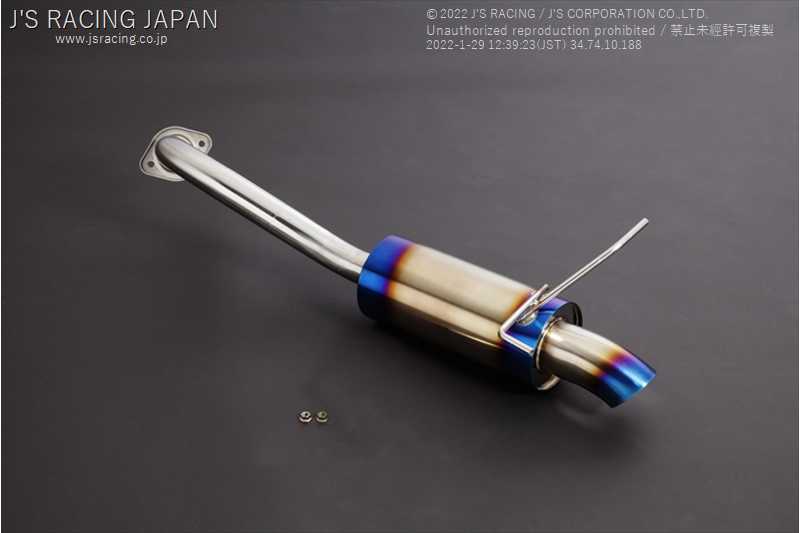 J'S RACING R304 SUS EXHAUST 50R FOR HONDA FIT GK5 R304-F5-50R