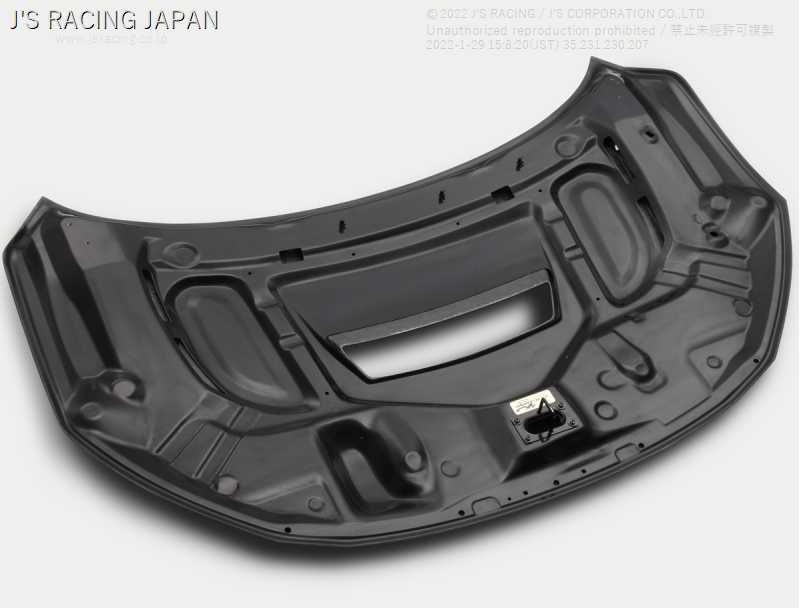 J'S RACING AERO BONNET TYPE-V CARBON FRP FOR HONDA CIVIC FK8 ABV-K8-C