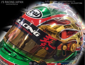 J'S RACING VISOR STICKER VS-01-BK